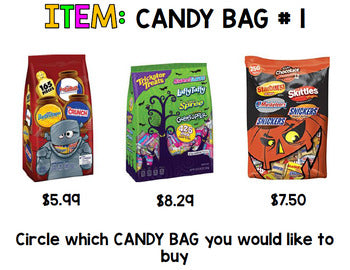 Google Drive Halloween Budget - Special Education - Shopping - Life Skills Math