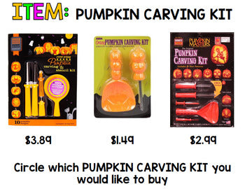 Google Drive Halloween Budget - Special Education - Shopping - Life Skills Math