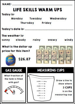 Measuring Cups  Teaching life skills, Life skills lessons, Life skills  class