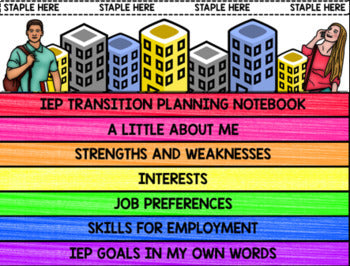 IEP Transition Planning Notebook - Special Education - Vocational - Career Goals
