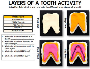 Dental Health - Teeth - Special Education - Life Skills - Craftivity