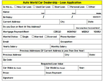 Life Skills - Buying a Car - Car Payments - Insurance - Driving - Budget