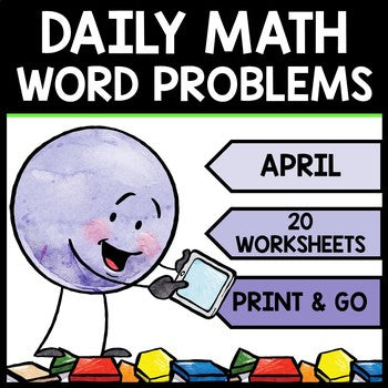 Special Education - Warm Ups - Easter - Word Problems - Daily Math - April