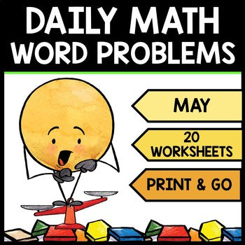 Special Education - Warm Ups - Spring - Word Problems - Daily Math - May