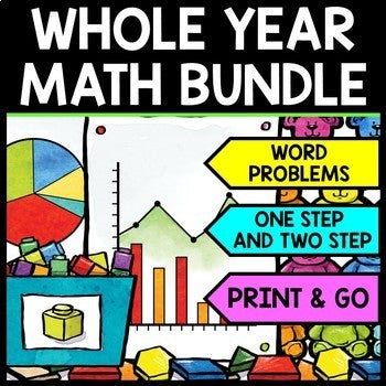 Special Education - Warm Ups - Word Problems - Daily Math - YEAR LONG BUNDLE