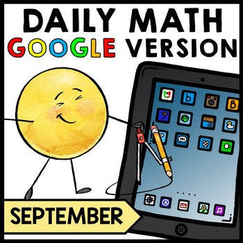 Special Education - Warm Ups - GOOGLE - Word Problems - Daily Math - September