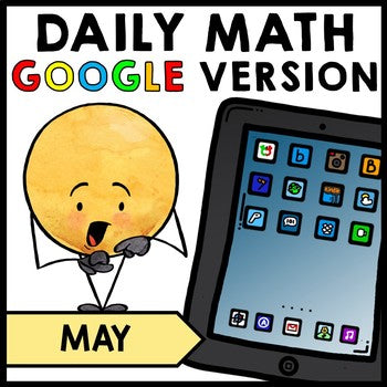 Special Education - Warm Ups - Spring - GOOGLE - Word Problem - Daily Math - May