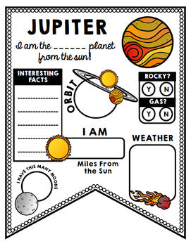 Planet Research Banners - Solar System - Science - Special Education