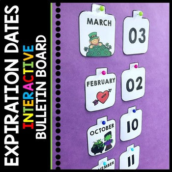 Life Skills - Interactive Bulletin Board - Expiration Dates- Special Education