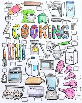 Life Skills - Special Education - Cooking - Travel - Coloring Pages