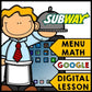 Life Skills Menu Math - Money - Subway - Special Education - GOOGLE - Budgets