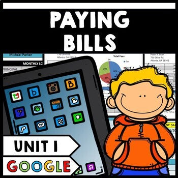 Paying Bills - Life Skills - Reading Comprehension - Special Education - GOOGLE