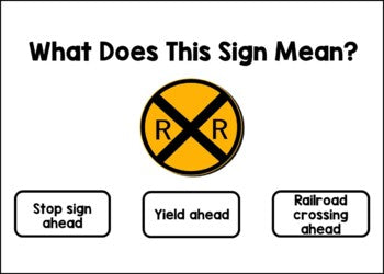 Life Skills - BOOM CARDS - Reading - Road Signs - Driving Permit Practice - Cars