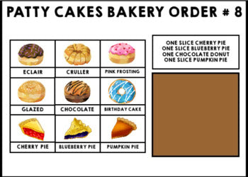 Job Skills - Life Skills - Complete the Order - GOOGLE - Bakery Order