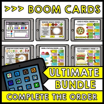 Job Skills - Life Skills - BOOM CARDS - Complete the Order - ULTIMATE BUNDLE