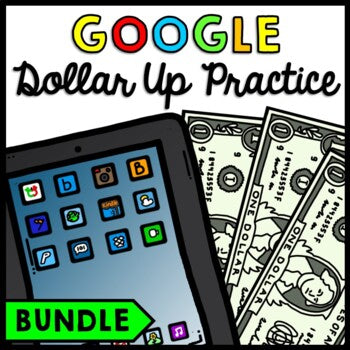 Life Skills - Money - Dollar Up - Special Education - Shopping - GOOGLE BUNDLE