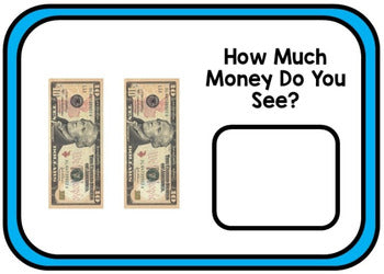 Life Skills Money - Counting $10 and $20 Bills - GOOGLE - Special Education Math