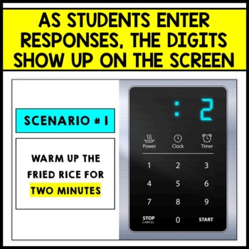 Life Skills - BOOM CARDS - Cooking - Using a Microwave - Food Directions