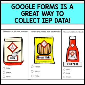 IEP Goals - DIGITAL Data Collection - Google Forms - Distance Learning - Unit 3