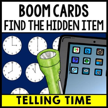 Life Skills - BOOM CARDS - Time - Telling Time - Analog Clocks - Math