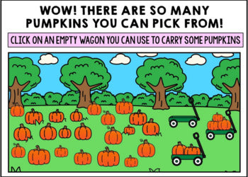 Life Skills - Virtual Field Trip - Pumpkin Patch - Corn Maze - BOOM CARDS - CBI