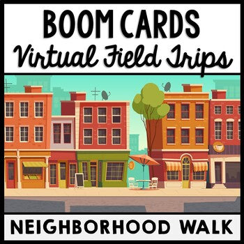 Life Skills - Virtual Field Trip - Community Buildings - CBI - BOOM CARDS