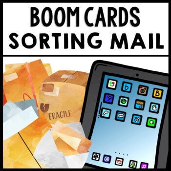 Life Skills - Job Skills - Special Education - CBI - Sorting Mail - Boom Cards