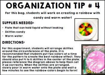 Science Experiments - Centers - Special Education - Distance Learning