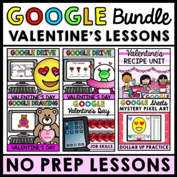 Valentine's Day - Life Skills - DIGITAL Google Bundle - Distance Learning