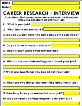 Life Skills - Job Skills - Career Research - GOOGLE - Job Research