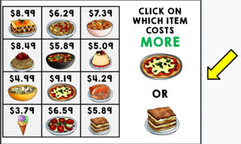 Life Skills - Menu Math - Money - Budget - Dollar Up - GOOGLE - Unit 5