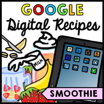 Visual Recipe - Life Skills - GOOGLE - Summer - Smoothie - July - Autism