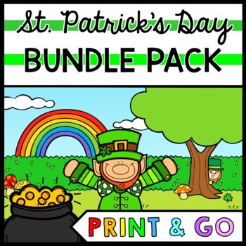 Life Skills - St. Patrick's Day - BUNDLE - Reading - Writing - Math