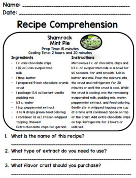 Life Skills - St. Patrick's Day - BUNDLE - Reading - Writing - Math