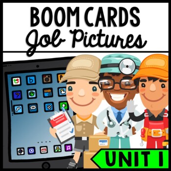 Life Skills - Job Skills - BOOM CARDS - Vocational Skills - Career Picture Match