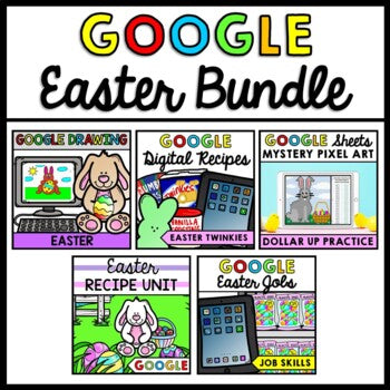 Easter - Life Skills - DIGITAL - Google Bundle - Distance Learning - Special Ed