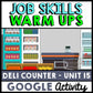 Life Skills - Job Skills - Warm Ups - Vocational Skills - Grocery Jobs - GOOGLE