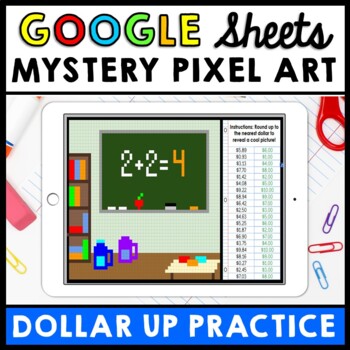 Life Skills - Money Dollar Up - Pixel Art - Google Sheets - Back to School