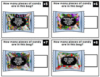 Life Skills - Halloween Task Cards - Dollar Up - Reading - Math - Shopping