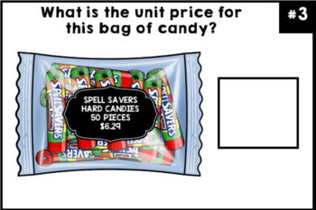 Life Skills - Halloween Task Cards - Unit Price - Reading - Math - GOOGLE