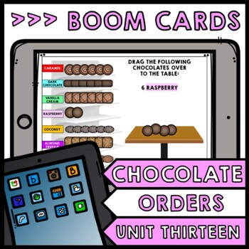 Life Skills - Complete the Order - BOOM CARD - Job Skills - Valentine's Day