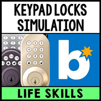 Life Skills - Independent Living - Adaptive Skills - Keypad Simulation Boom Card