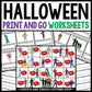 Life Skills - Halloween - Reading - Math - Costume Shopping