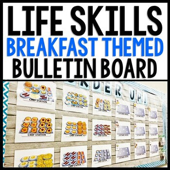 Life Skills - Interactive Bulletin Board - Complete the Breakfast Order