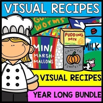 Visual Recipes - Life Skills - YEAR LONG DIGITAL BUNDLE - Special Education