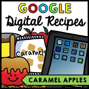 Visual Recipes - Life Skills - GOOGLE - Caramel Apples - Autism - Fall - Cooking